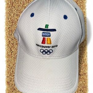 2010 Vancouver Olympics white and blue baseball cap #olympics #vancouver2010